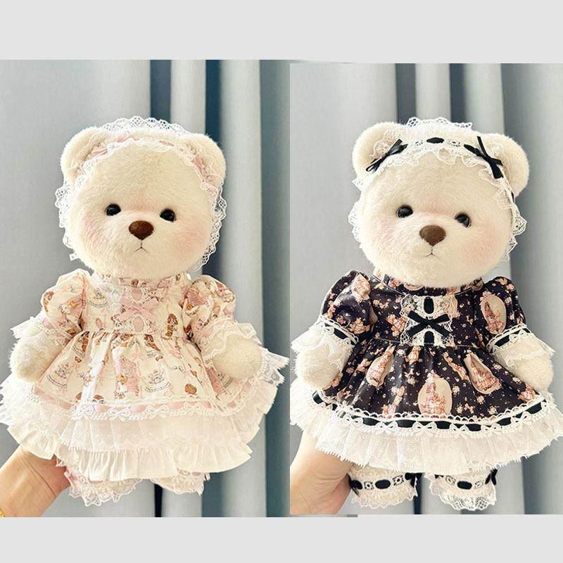 中号莉娜熊衣服着替洛莉塔套裙抱抱熊毛绒玩偶布娃娃换装连衣裙