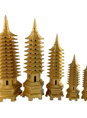 黄铜加重文昌塔 九层十三层文昌塔摆件 厂家