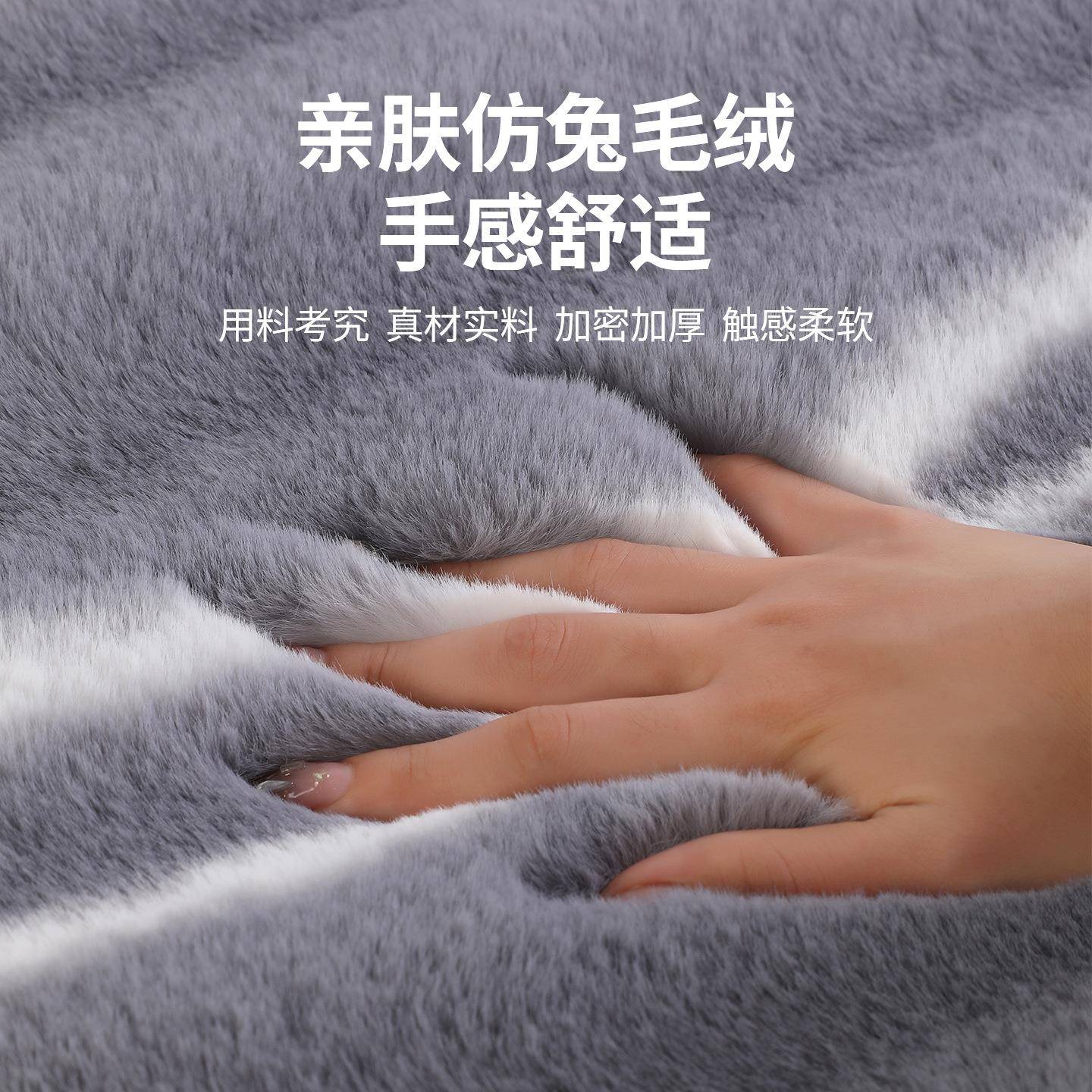 季短绒毛汽垫子装饰软五件套座垫舒适冬柔座垫车加厚090202保暖五