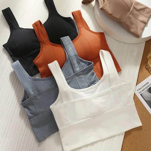Breathable Sports Bra Anti-Sweat Fitness Top Women Seamless