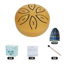 正品 钢舌鼓儿你童小鼓简单击打乐器儿童礼物初 迷空灵3鼓寸便携款