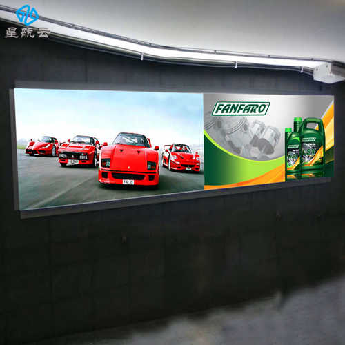 LED侧面开启拉布灯箱无边框户外防水广告灯箱停车场灯箱广告牌