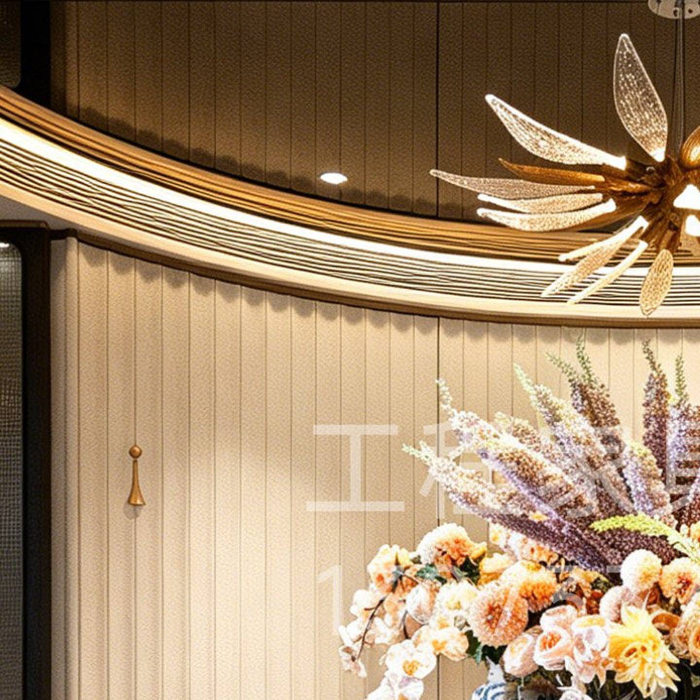 法式酒店大堂花台美式售楼处端景台民宿会所风水台高档玄关摆台桌图片