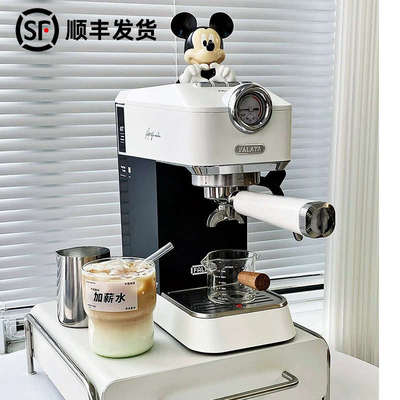 falata咖啡机法拉塔小金杯家用小型意式半自动浓缩打奶泡一体新款