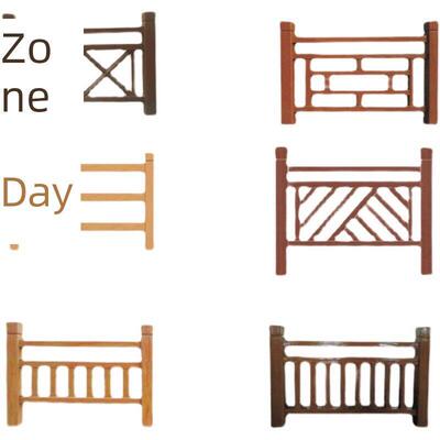 水泥彷木护栏景区河川工程施工彷树彷藤彷石护栏安徽彷树皮栏杆