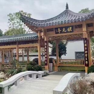 户外长廊文化走廊古建凉亭别墅庭院连廊菠萝格防腐木乡村休闲廊亭