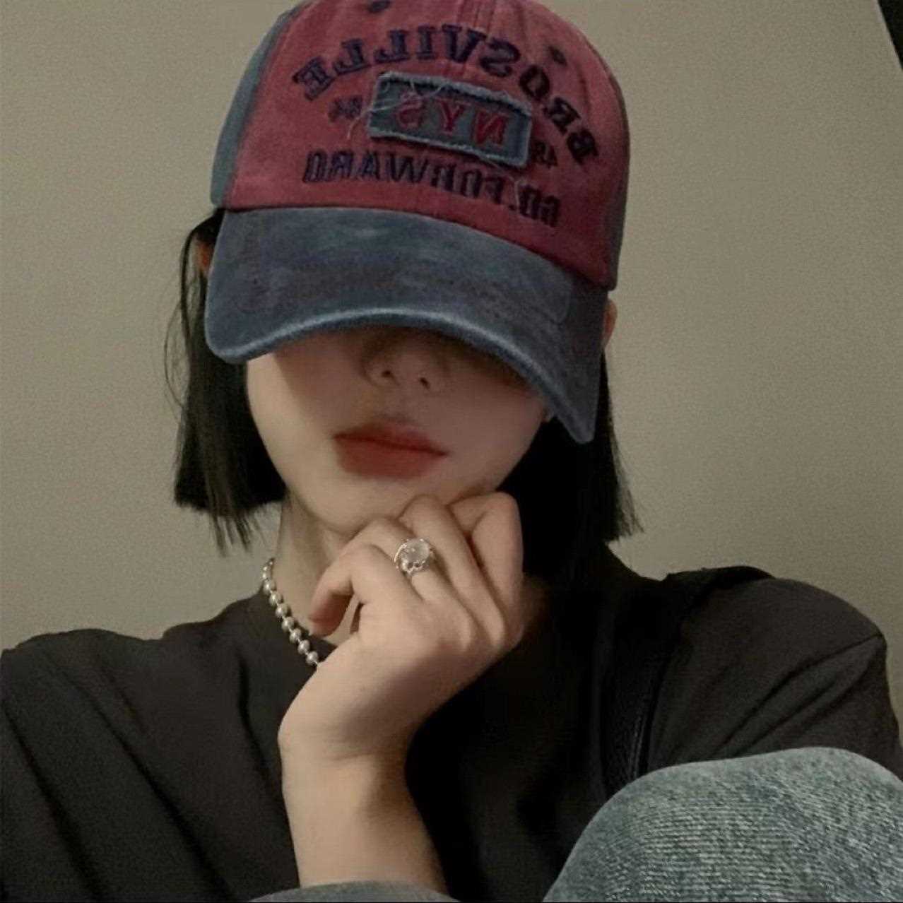 新款直销帽子假发一体女春夏时尚假发帽子短发直发自然逼真棒球帽