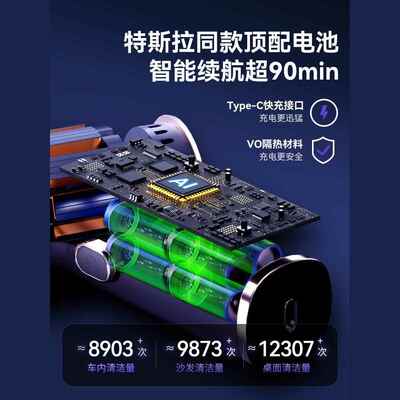 车载尘器手持吸小型汽车用家用两用线超强尘吸PBF力大吸力无车内