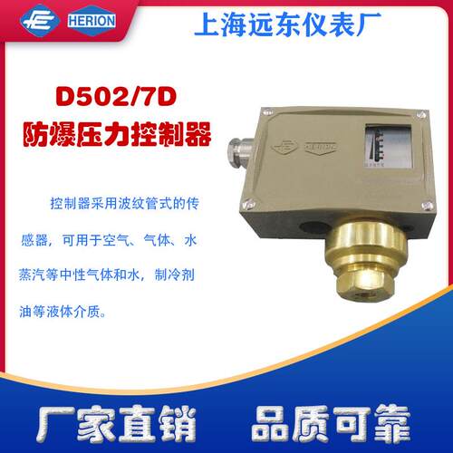 上海远东仪表厂D502/7D隔爆型压力控制器0840180 0840280 0840480