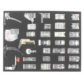 多功能缝纫配件32件 家用缝纫机工具压脚 32件套精装 英文中文压脚