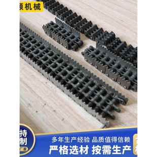 合顺定制不锈钢单排08B尖齿炼条碳钢双排12A尖齿炼条工业输送炼条