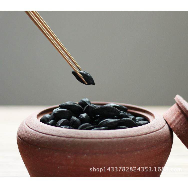 手工粗陶具罐子茶碳钵含盖配件眼木炭乌榄炭橄榄碳钵红泥炭炉龙茶
