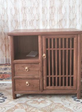 新款茶水柜实餐边柜新饮中式移动茶台木桌边几家用办公水一体置机