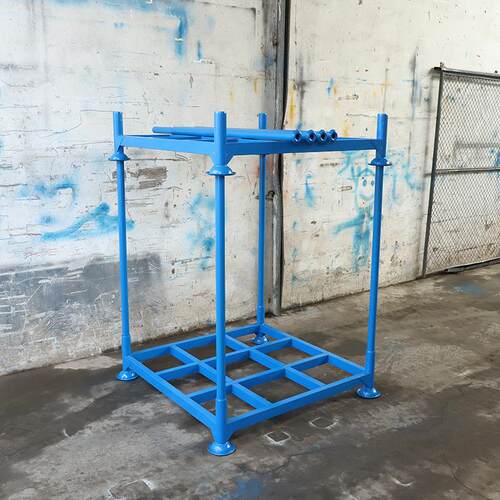 工厂直批插管布料堆垛架子可叠加物料架重型轮胎储存架仓储堆垛架