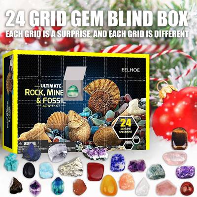 24Pcs DIY Paper Advent Calendar Gift Box Christmas Countdown