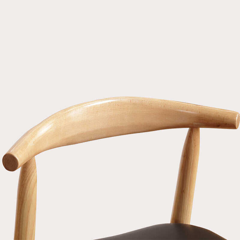 胶木 橡牛角椅子咖啡馆甜品店北欧纯椅凳子实木休闲椅西餐厅批发