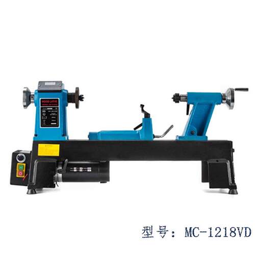 小型木工车床铸工铁木工车12寸MC1218VD微型机车木床机床床木旋机
