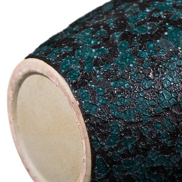 景德镇陶瓷器落地复古中式大花瓶摆件客厅复古手工陶瓷花瓶两件套