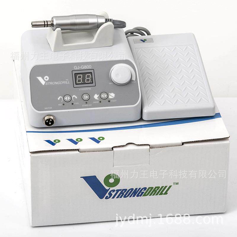 无刷G800齿科打磨机控制器E机头手柄接口W101E直机弯机带数显