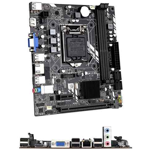 全新金硕升H61电脑主板H61-1155针主板支持M.2双核四核I3 15等CPU