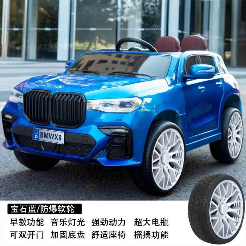 高档女新款儿童电动车四轮可坐人汽车幼儿玩孩遥具控越野车小男孩