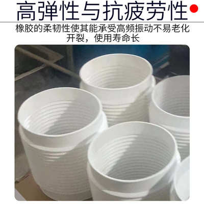 橡胶波纹管桥梁高架桥管道排水管PVC管硅胶伸缩管接头橡胶软连接