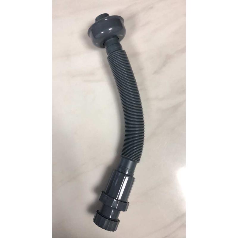 万枫卫浴 灰色加厚洗手盆下水管洗脸盆下水PVC软管台盆伸缩排水管