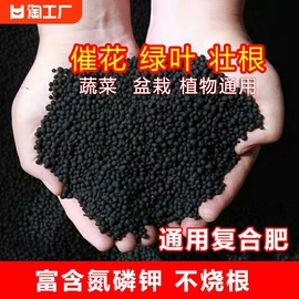 氮磷钾三元复合肥蔬菜农用种菜通用型化肥盆栽花卉土壤营养发酵