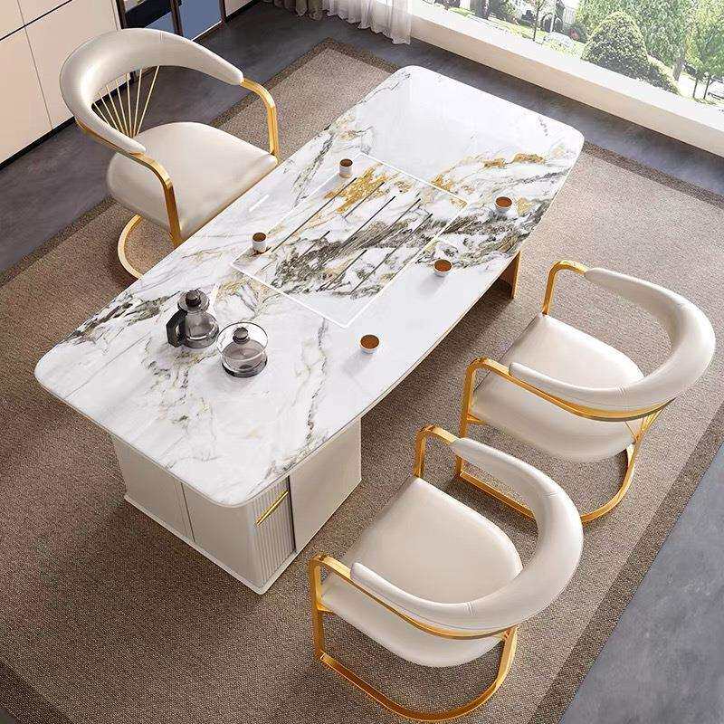 茶椅主人位不锈钢办公室阳台靠背餐椅书桌椅茶桌泡茶椅子高靠背