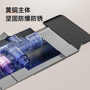 浴花洒套淋装 枪灰0015色全铜浴器花洒家用淋恒温增压淋喷头浴室雨