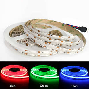 cob灯带超窄10mm高亮LED柔性灯条24V吊顶橱柜衣柜嵌入式 线性灯