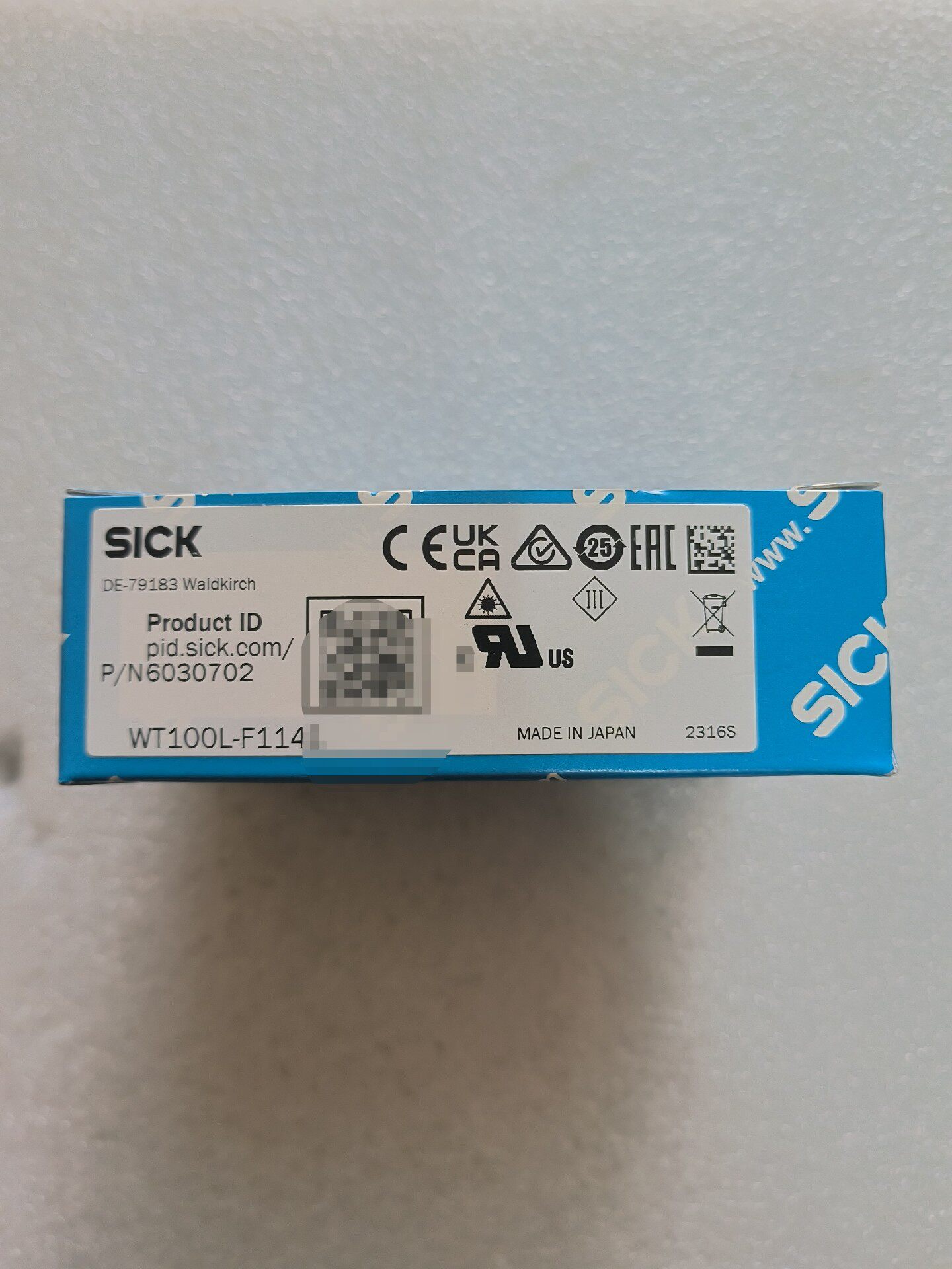 全新原装正品，SICK激光传感器，WT100L-F1141