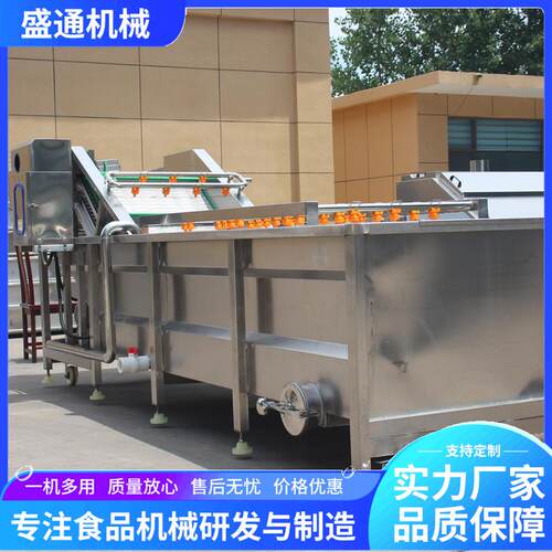 多功能泡清洗机 脱蔬菜生产源线 鱼水虾SNH海产品清气洗机 头工厂