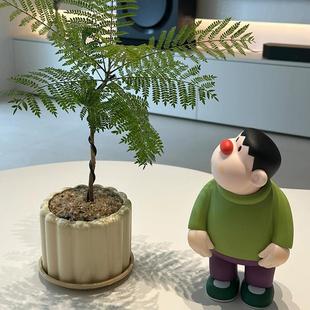 胖虎小摆件高级感小众入户玄关电视柜鞋柜餐柜桌面装饰装饰品