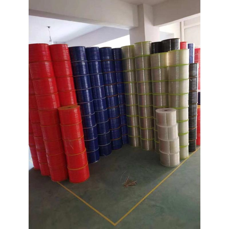 PU4 6 8 10 12 16 mm气管空压机软管透明黑蓝橘红色高压气动软管