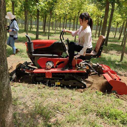 果地小型履带式耕机 柴油WIX犁地翻地机机 履带农用园犁地厂家