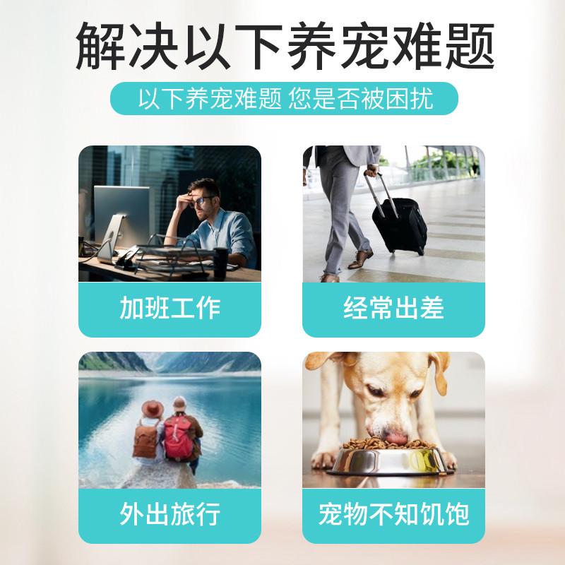 喂饮式挂式宠物食器自动定量喂智能食器现货挂笼狗狗定时水器批发