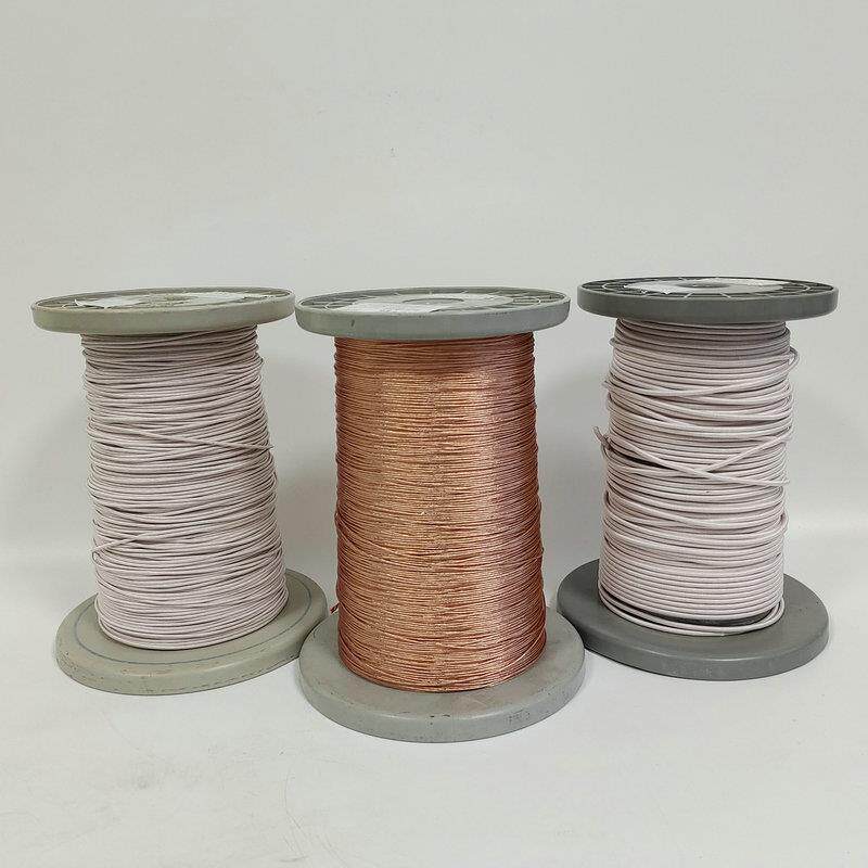 厂家多股丝包线0.05纶NUK-150合涤丝包线丝包线铜线丝包.绞线