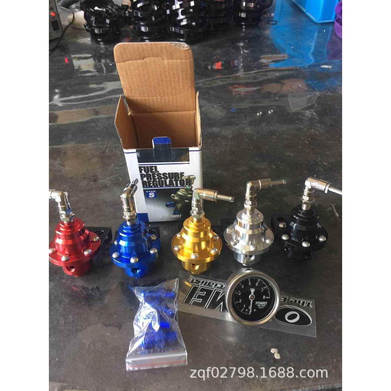 汽车改装通用TOMEi可调燃油调压阀/燃油增压器/压力调节器 带表