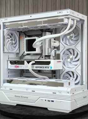 鹏音伴航嘉GX760A天选人机箱台式机主机箱ATX水冷侧透海景房电脑