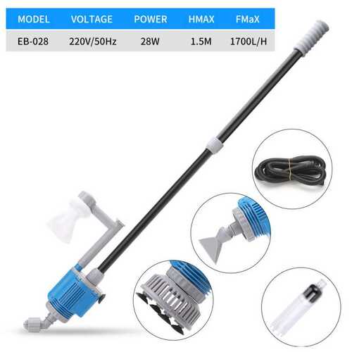 美清理水族箱粪沙规便器自动鱼电动水器鱼缸工具洗吸抽水泵换清洁