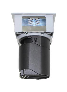 方形嵌入式防眩1E2瓦619开孔55mm商场店8铺酒店6家装IP防水LD天花