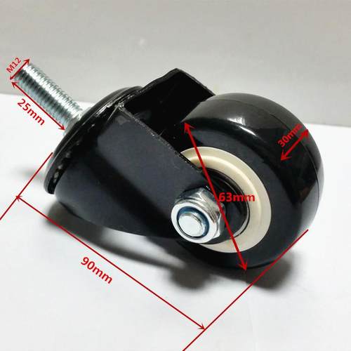 家具万向轮万向滑轮收纳箱底部滚轮置物架可万向滚轮鑫钻脚轮现货