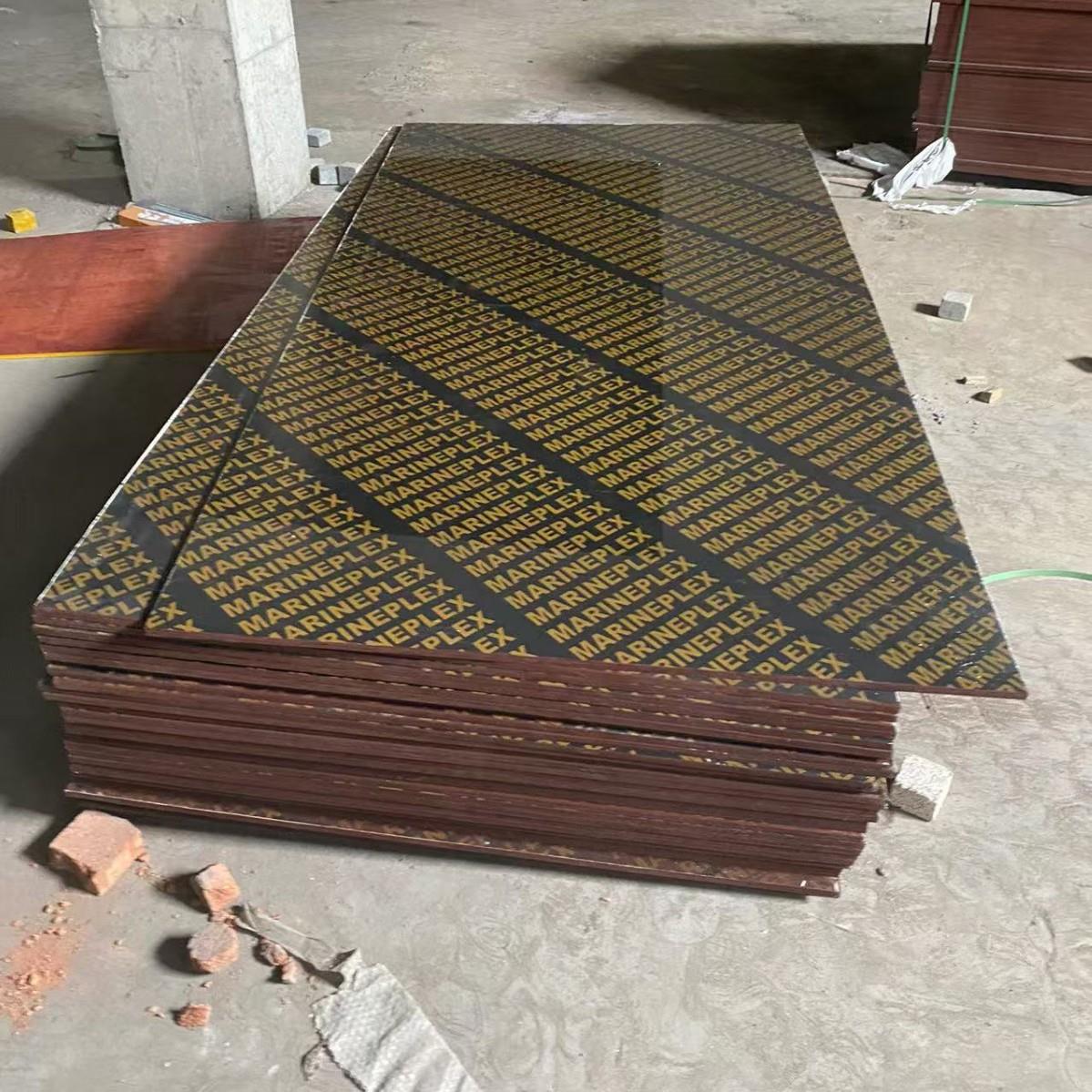 建筑模板覆膜木胶板临沂厂家直销防水耐用6mm-20mm多层板镜面模板