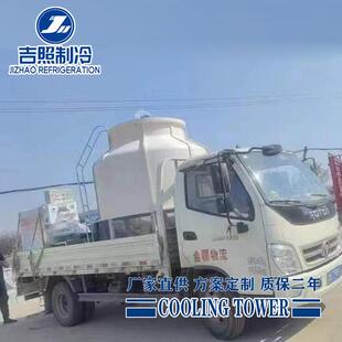 优质加厚玻璃钢圆形逆流冷却水塔50t60t80t100t125t现货供应