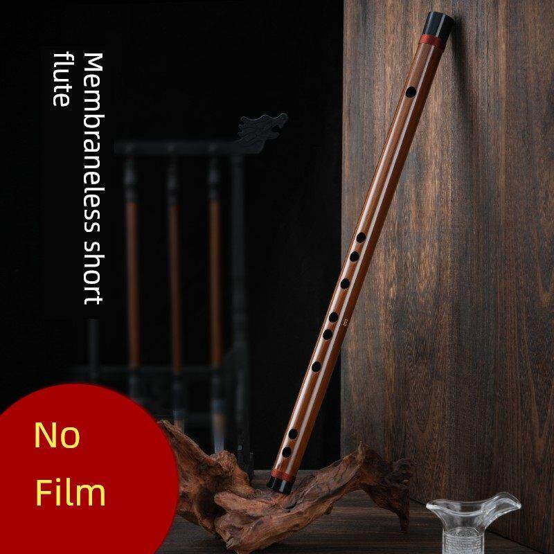 石飞云无膜短笛无膜孔迷你长笛乐器初学者竹笛品牌儿童横笛入门