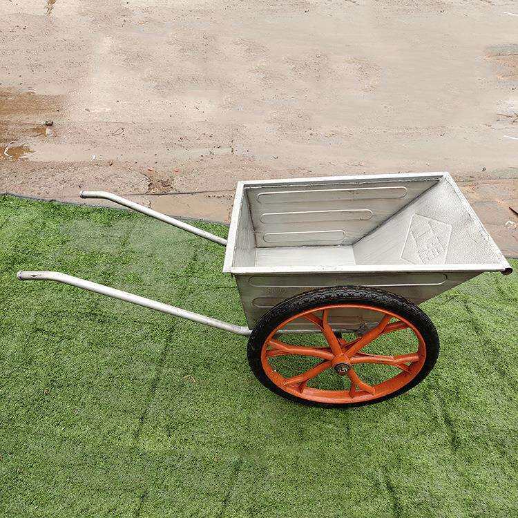 外贸出口短程运输可拆卸折叠手推翻斗车工程建筑人力手推翻斗车