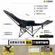 户外折叠躺椅可调节月亮椅便携式 可坐可躺午睡躺椅带腿托露营椅子