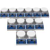 四联多联搅拌二联加热六联恒温磁力台恒速实验室搅拌器磁力搅拌机