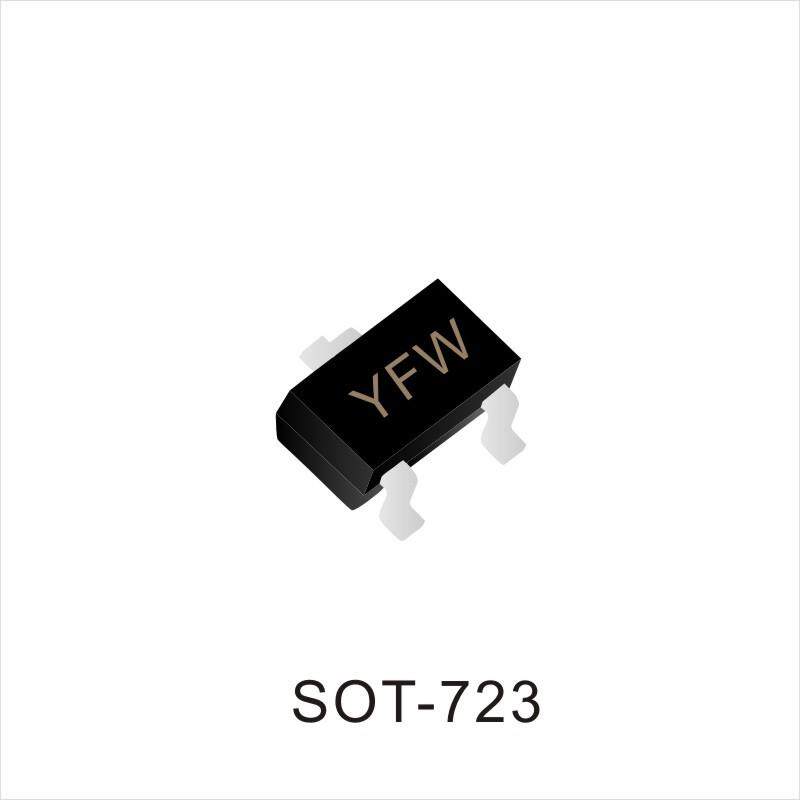 小信号三极管 MMBT3906M SOT-723封装印字 3N YFW/佑风